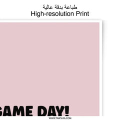 Game Day Photographic Prints, Gamer Room Decor, Video Game Art Print, Gaming Prints, Console Print, Modern Wall Art - Tawshia