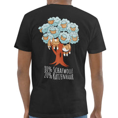 Funny Cats and Sheep Tree Unisex Graphic T-Shirt product