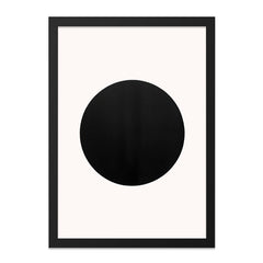 Minimalist Circle Wall Art, Black and White Print, Modern Art Poster, Geometric Wall Decor, Simple Art Print, Home Decor Artwork - Tawshia