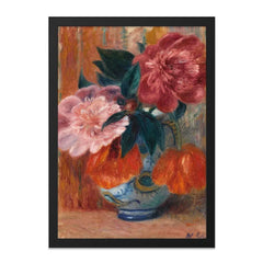 Renoir Flowers Wall Art, Floral Painting Print, Impressionist Still Life, Vase of Flowers Fine Art Print, Home Decor Wall Hanging - Tawshia