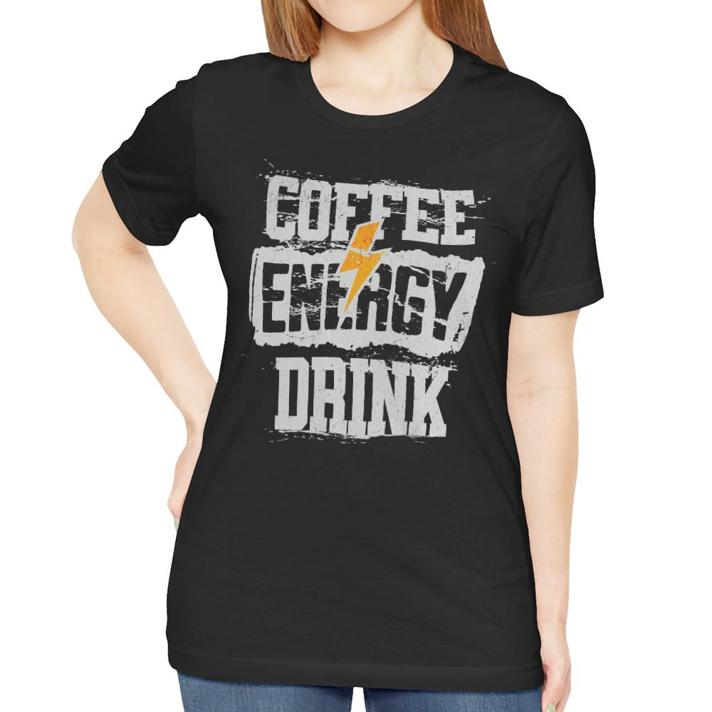 Coffee Energy Drink Graphic Trendy Casual Shirt product