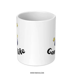 Gamer Life Mug, Video Game Mug, Retro Joystick Mug, Gaming Gift Idea, Gamer Gift, Video Game Gift, Gaming Mug, Gift for Him, Gift for Her - Tawshia