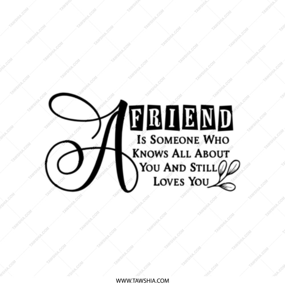 Friend Tote Bag, Gift for Best Friend, Inspirational Quote Bag, Friendship Present, Supportive Friend Bag, Everyday Tote - Tawshia