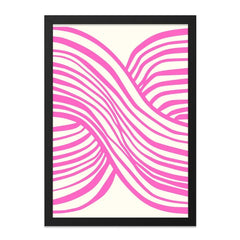 Pink Abstract Wall Art, Modern Art Print, Minimalist Decor, Contemporary Art, Geometric Art, Trendy Home Decor - Tawshia