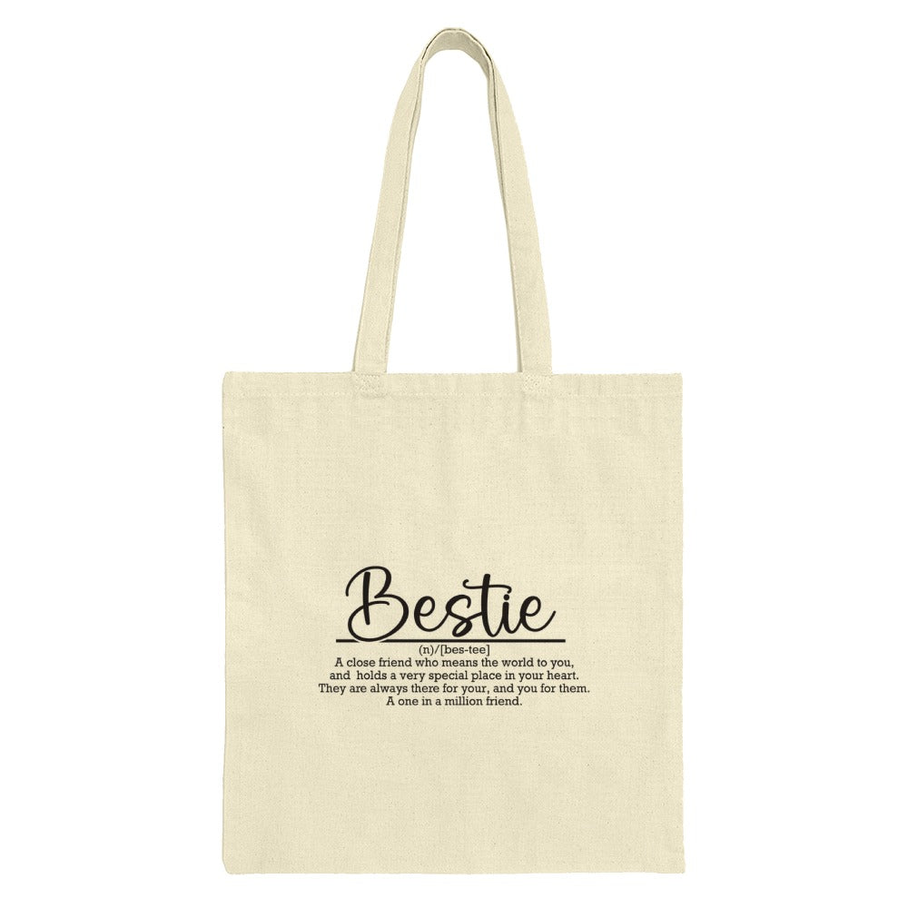 Bestie Tote Bag, Definition Tote, Friend Gift, Best Friend Tote, Gift For Her, Special Friend, Unique Tote Bag, Friendship Gift - Tawshia