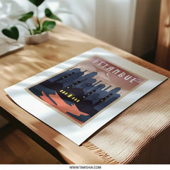 Istanbul Photographic Print, Mosque Art, Cityscape Photo, Turkish Decor, Travel Poster, Home Decor, Wall Art, Gift Idea - Tawshia