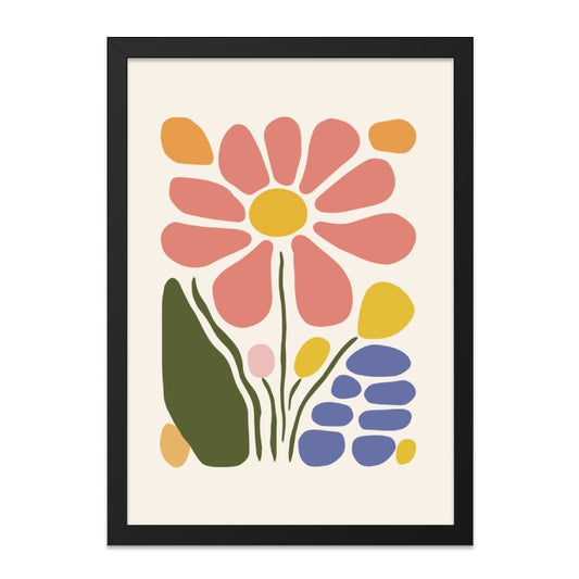 Floral Wall Art, Abstract Flower Print, Modern Art Poster, Botanical Wall Decor, Contemporary Art Print, Home Decor, Unique Wall Decor - Tawshia