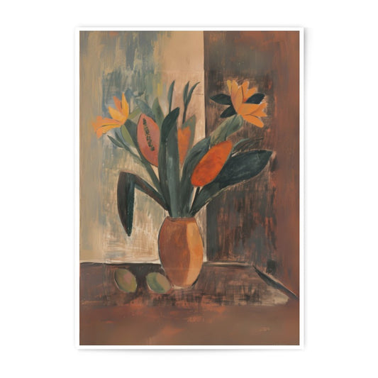 Still Life Photographic Print, Floral Art Print, Kitchen Art, Vase of Flowers, Abstract Art Print, Fine Art Photograph, Home Decor, Wall Art - Tawshia