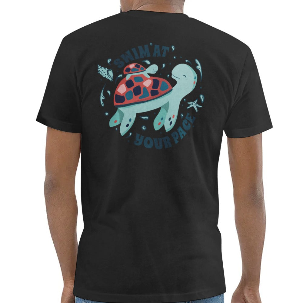 Swim at Your Pace Turtle Graphic T-Shirt product
