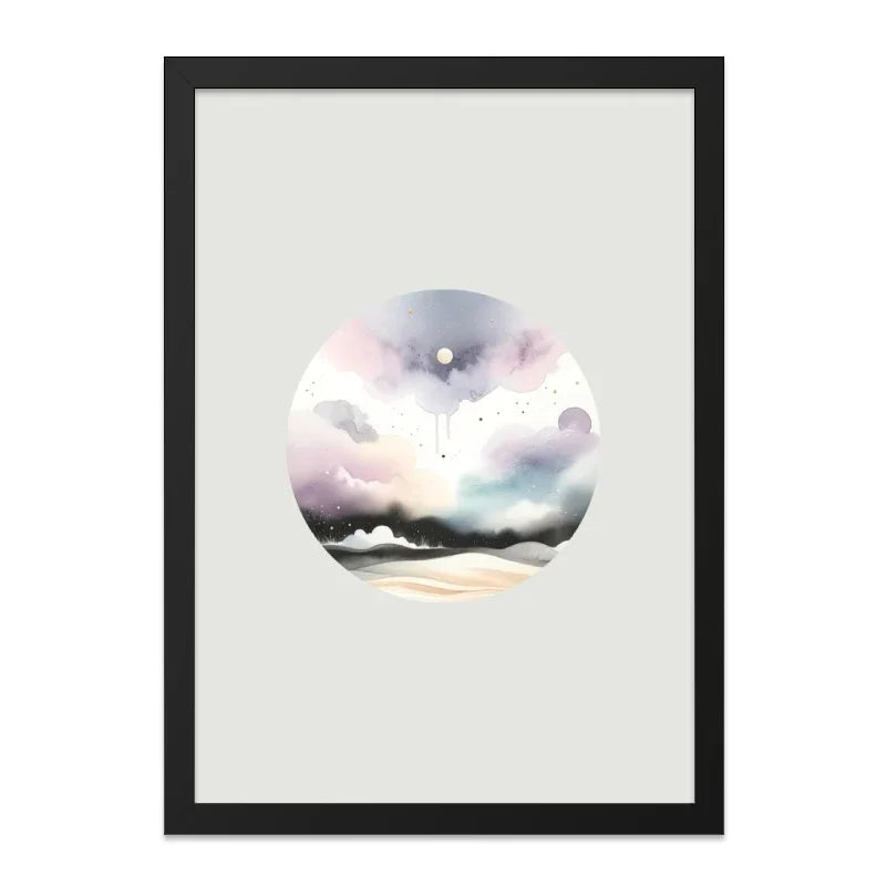 Celestial Clouds Wall Art, Dreamy Sky Print, Watercolor Cloudscape, Abstract Landscape Art, Modern Wall Decor - Tawshia