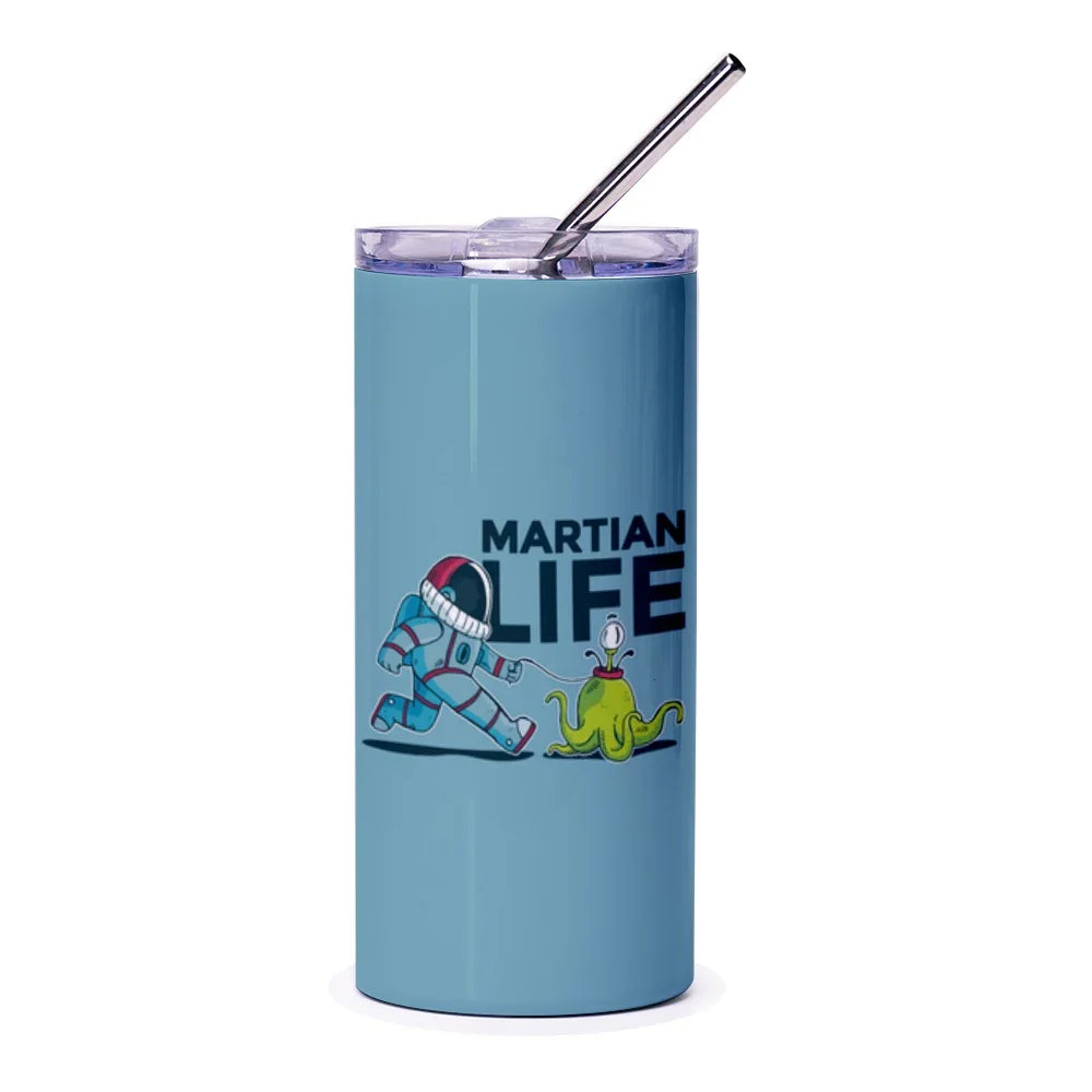 Martian Life Astronaut and Alien Graphic Tumbler product