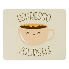 Espresso Yourself Mouse Pad, Cute Coffee, Coffee Lover Gift, Funny Mousepad, Kawaii Mousepad, Desk Accessory, Office Decor - Tawshia