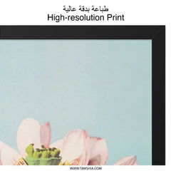 Pink Lotus Wall Art, Floral Print, Botanical Decor, Flower Art Print, Nature Inspired Wall Decor, Elegant Home Decor, Gift Idea - Tawshia