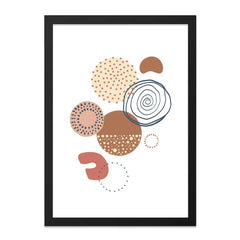 Abstract Shapes Wall Art, Minimalist Print, Circle Art, Boho Decor, Modern Art Print, Geometric Art, Wall Decor, Home Decor - Tawshia