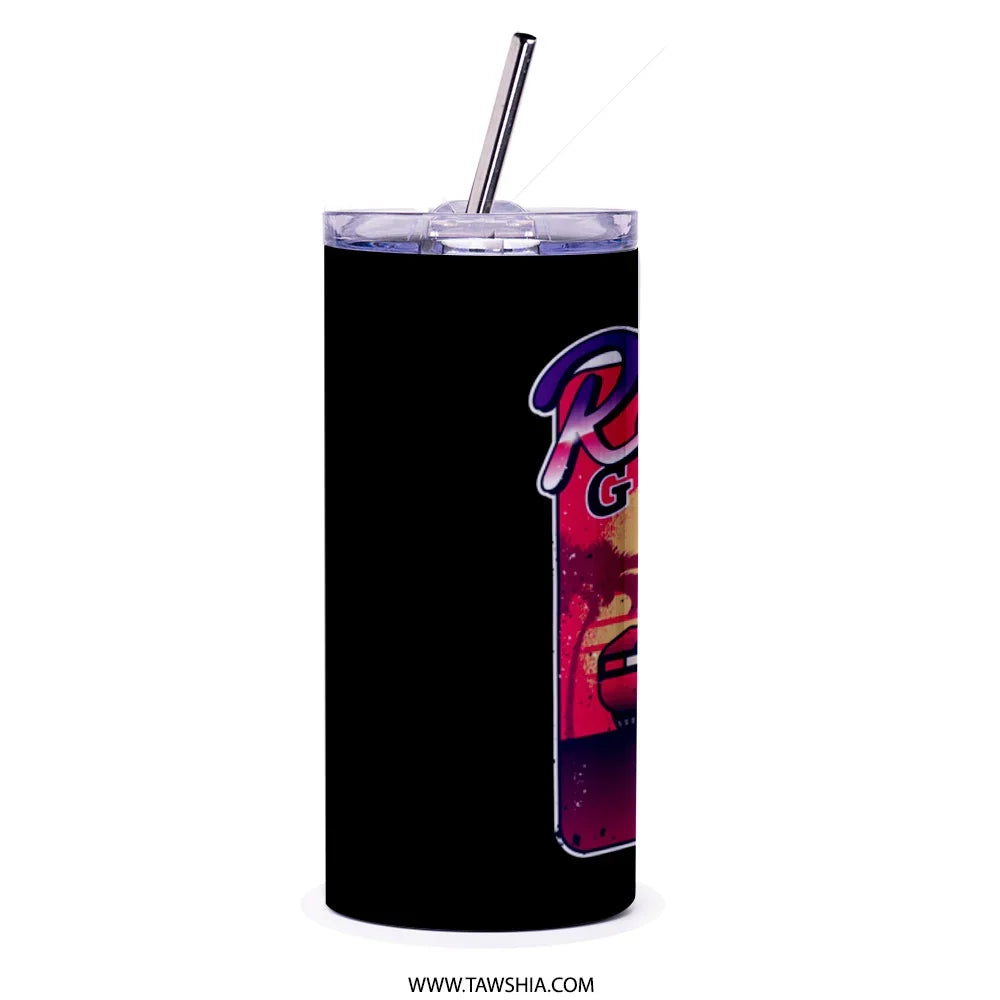 Retro Vibes Graphic Design Tumbler Drinkware product type