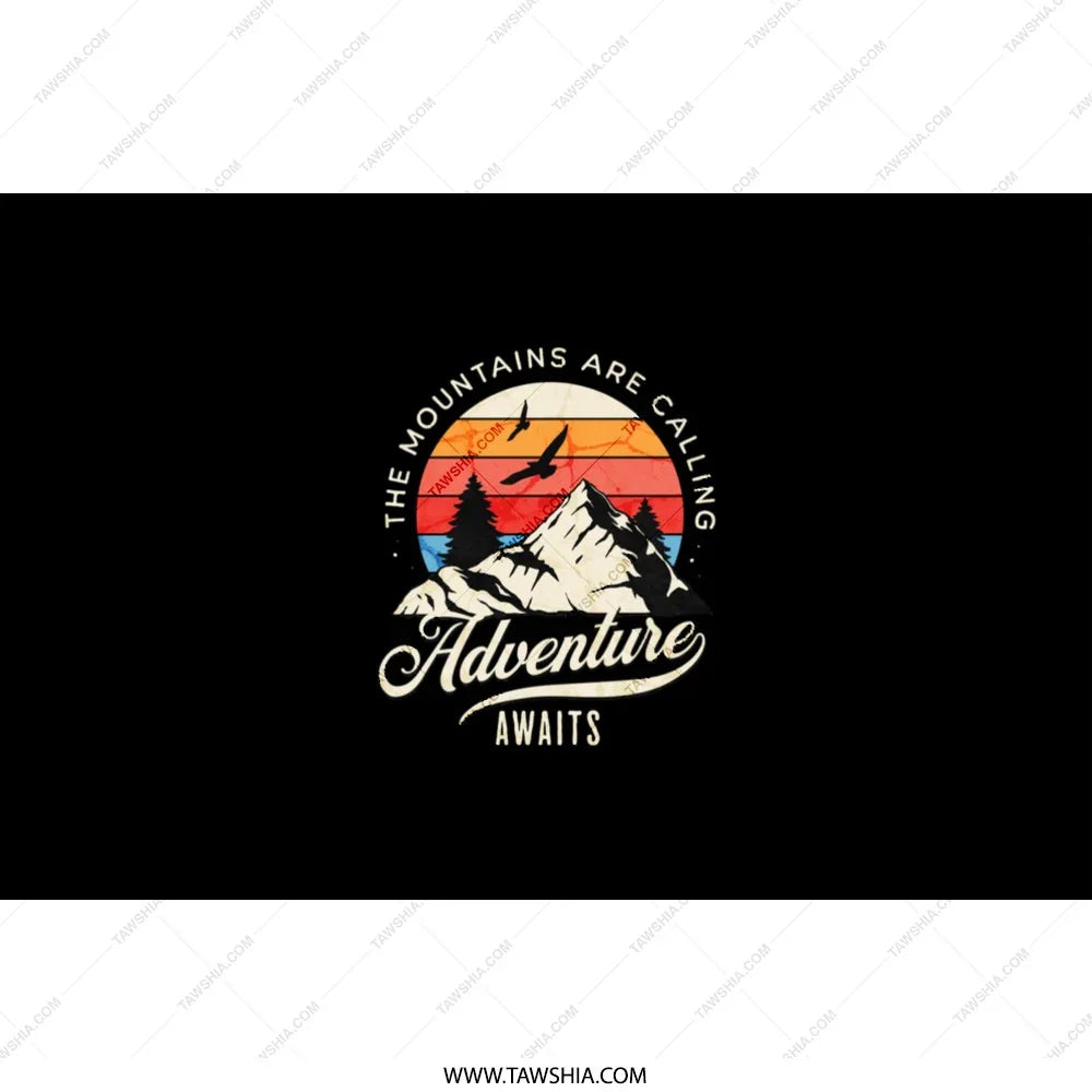 The Mountains Are Calling Adventure Awaits product