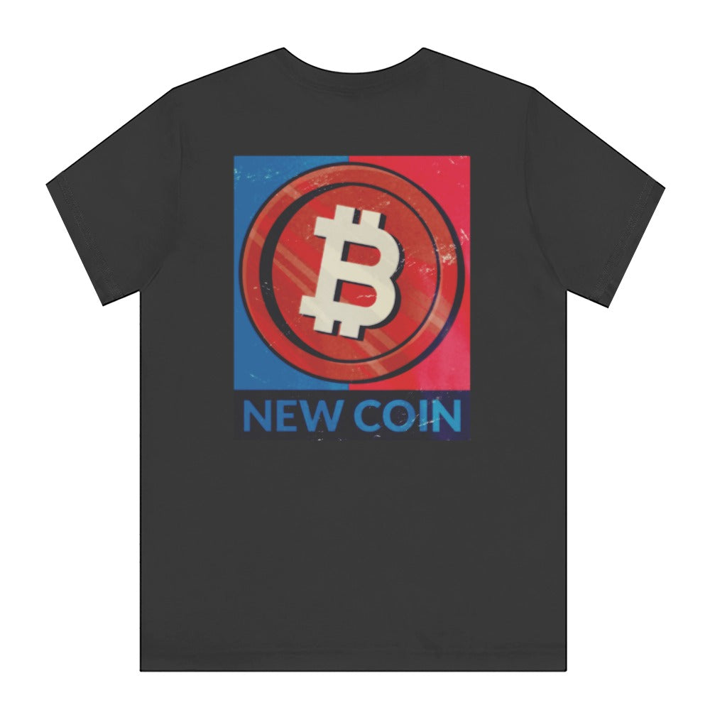 Unique New Coin Graphic Design on Shirt product type
