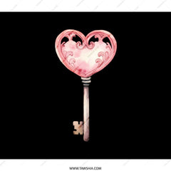 Heart Key Backpack, Romantic Backpack, Love Key Backpack, Unique Backpack, Stylish Bag, Everyday Backpack, Gift Backpack - Tawshia
