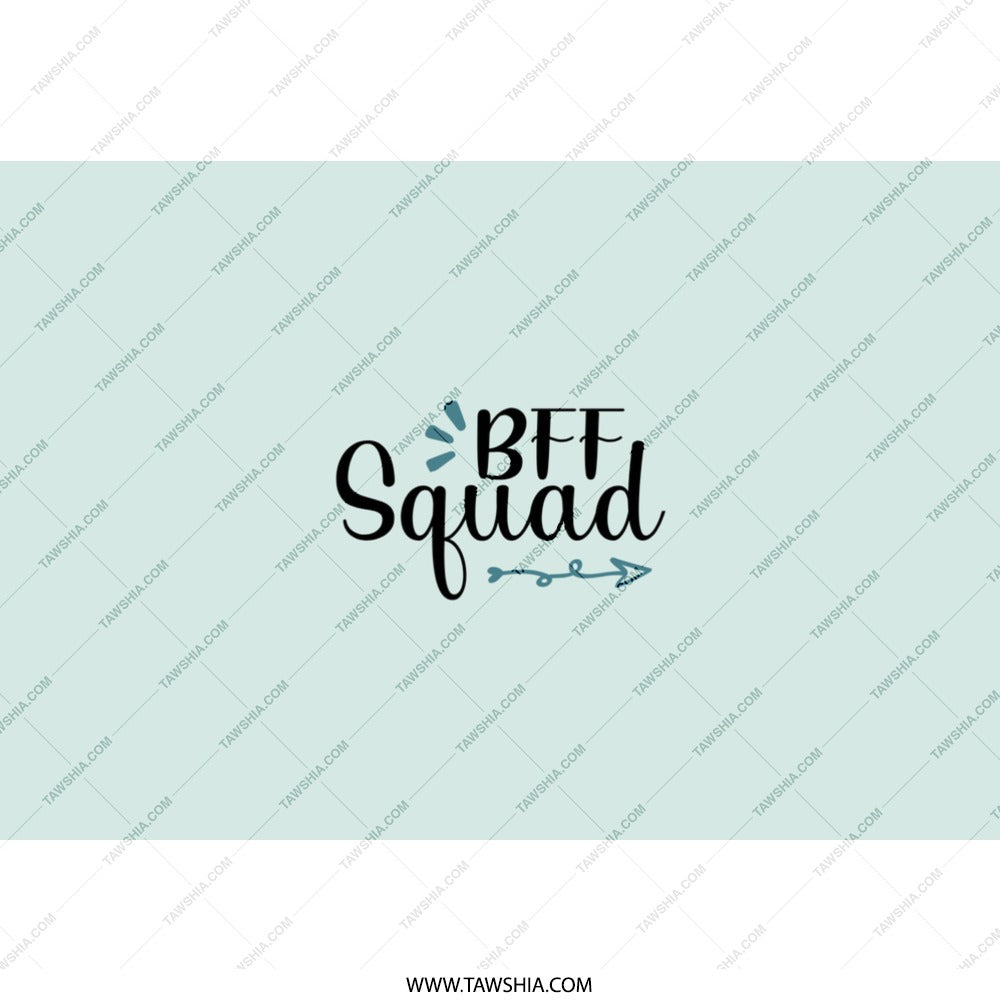 BFF Squad Tumbler, Best Friends Gift, Friendship Tumbler, Gift for Bestie, Cute Tumbler, Travel Tumbler, Squad Goals, Tumbler with Straw - Tawshia