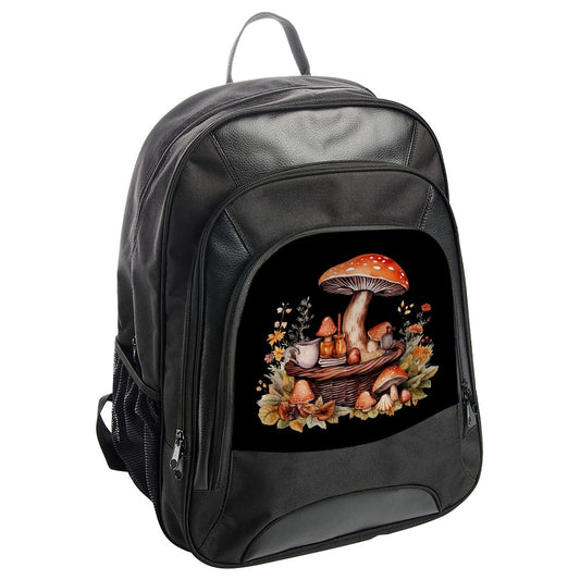 Mushroom Backpack, Fungi Art BackPack, Forestcore Backpack, Cottagecore BackPack, Naturecore BackPack, School BackPack - Tawshia