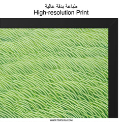 Abstract Green Field Wall Art, Modern Nature Print, Minimalist Art Decor, Fine Art Photography, Home Decor Wall Art - Tawshia