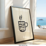 Best Black Coffee Wall Art, Coffee Lover Gift, Kitchen Wall Decor, Coffee Mug Print, Coffee Art Print, Coffee Shop Decor, Home Decor - Tawshia