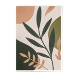 Abstract Botanical Photographic Print, Earth Tone Wall Art, Minimalist Leaf Art Print, Modern Plant Decor, Aesthetic Room Decor - Tawshia