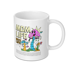 Mom Life Best Life Colorful Cartoon Mug product