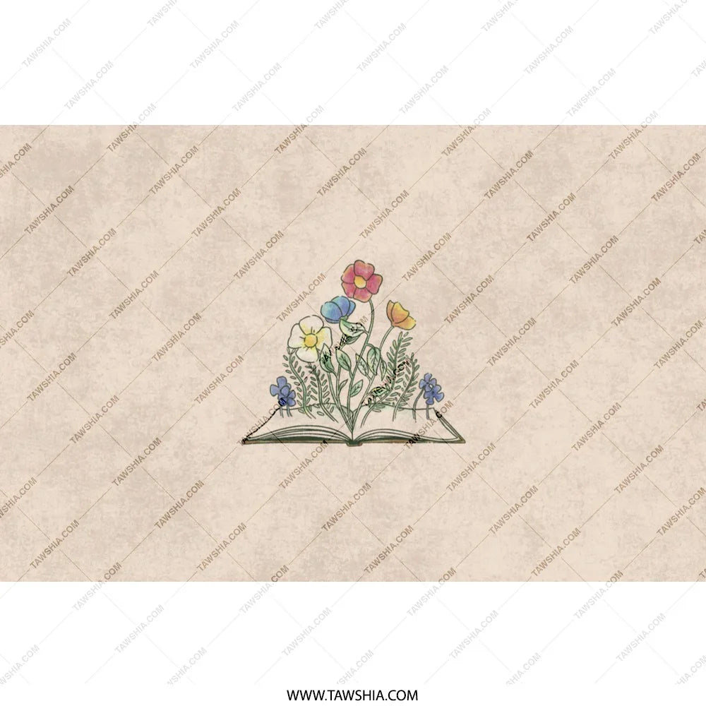 Vintage Botanical Book Illustration Flowers product