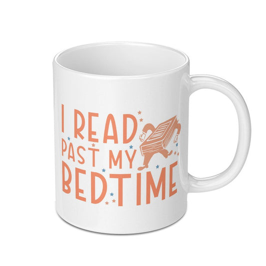 I Read Past My Bedtime Mug, Book Lover Gift, Reading Enthusiast Mug, Funny Reader Mug, Bookworm Present, Gift for Bookish Friend - Tawshia