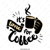 Its Coffee Time Mug, Coffee Lover Gift, Morning Coffee Mug, Coffee Cup, Gift for Coffee Addict, Hot Beverages Mug - Tawshia