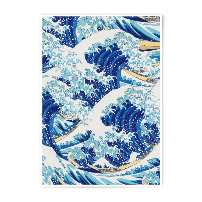 The Great Wave, Photographic Print, Japanese Art, Katsushika Hokusai, Ukiyo e, Classic Art, Sea Waves, Wall Decor, Home Decor, Art Print - Tawshia