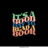 Book Lover Pocket Mirror, Reading Enthusiast Gift, Good Day to Read a Book, Literary Accessories, Reader Present, Handbag Essentials - Tawshia