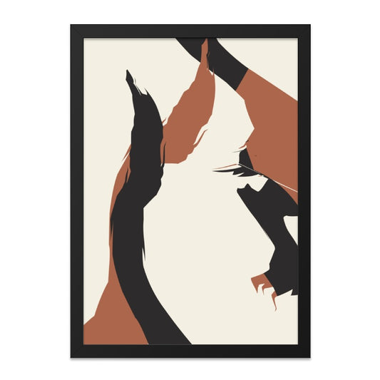 Abstract Brush Strokes Wall Art, Contemporary Home Decor, Minimalist Art Print, Neutral Color Palette, Unique Wall Decor - Tawshia