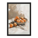 Tangerine Painting Wall Art, Abstract Fruit Print, Still Life Artwork, Modern Kitchen Decor, Orange Citrus Art, Printable Wall Decor - Tawshia