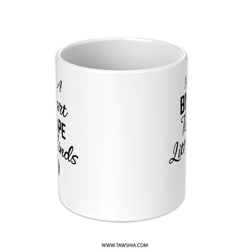 Teacher Appreciation Mug, Big Heart Shape Minds, Educator Gift Idea, Thank You Present, Student Mentor Coffee Cup, Teaching Staff - Tawshia