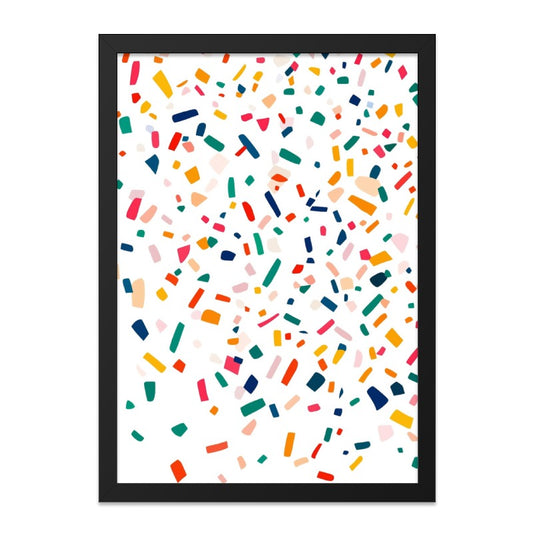 Confetti Wall Art, Modern Art Print, Colorful Home Decor, Abstract Art, Fun Wall Decor, Celebration Art, Party Decor, Festive Wall Art - Tawshia