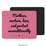 Mothers Love Mouse Pad, Pink Mousepad, Mother's Day Gift, Mothers Nurture, Mothers Day Present, Gift for Mom, Best Mom Mousepad - Tawshia