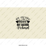 Not Sisters By Blood Tumbler, Sisters By Heart Tumbler, Best Friend Gift, Sister Gift, Sister in Law, Funny Saying, Coffee Tumbler - Tawshia