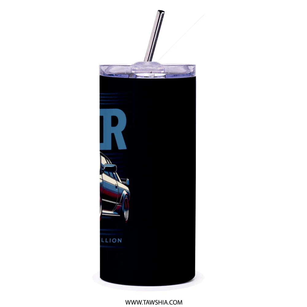 Classic Car Themed Insulated Stainless Steel Tumbler product