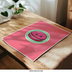 Cute Macaron Photographic Prints, Foodie Art Prints, Dessert Wall Decor, Kitchen Prints, Sweet Treat Prints, Popular Etsy Listing - Tawshia