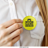 I Paused My Game to Be Here Pinback Button, Gamer Gift, Funny Pin Badge, Gaming Lover Accessory, Sarcastic Button, Video Game Button - Tawshia