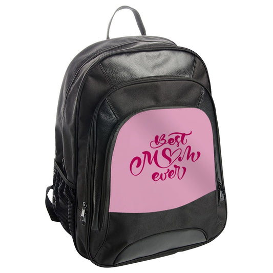 Best Mom Ever Backpack, Pink Heart, Mothers Day Backpack, Gift for Mom, Special Mom Backpack, Mom Appreciation Backpack - Tawshia