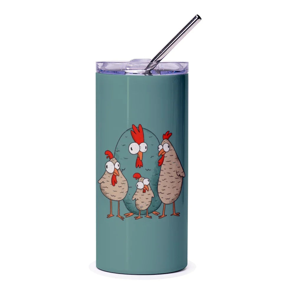 Chicken Family Design Stainless Steel Tumbler product