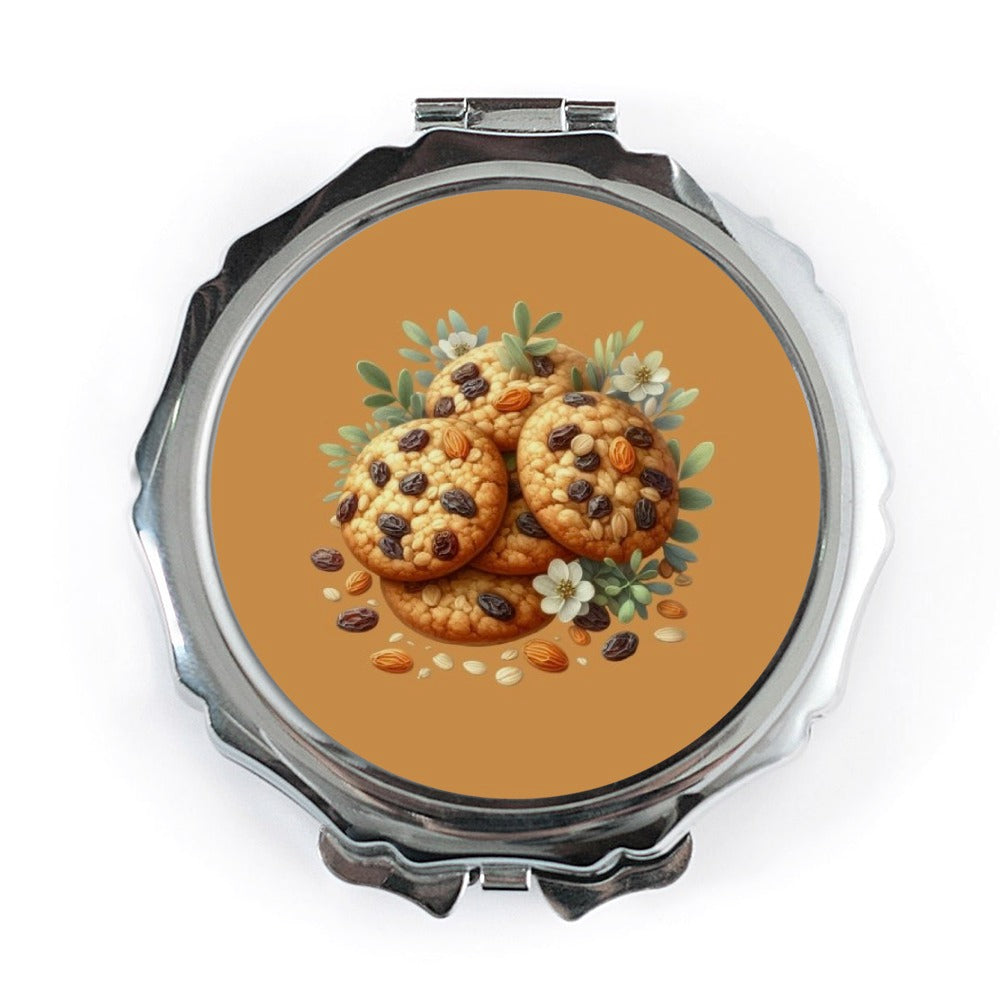 Cookies Pocket Mirror, Cute Food Mirror, Unique Gift, Cosmetic Mirror, Travel Mirror, Stocking Stuffer, Baking Lover Gift - Tawshia
