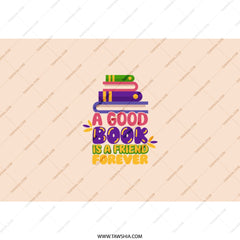 Book Lover Tumbler, Good Book Friend Forever, Reader Tumbler, Bookworm Gift, Unique Tumbler, Cute Tumbler, Gift for Book Reader - Tawshia