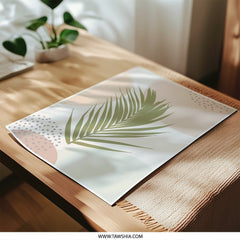 Palm Leaf Photographic Print, Abstract Art Print, Tropical Wall Decor, Neutral Home Decor, Modern Art Print - Tawshia