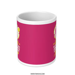 Bright Pink Mug with Fun Design Coffee product