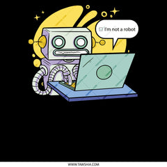 Fun Robot with Laptop Design Hoodie product