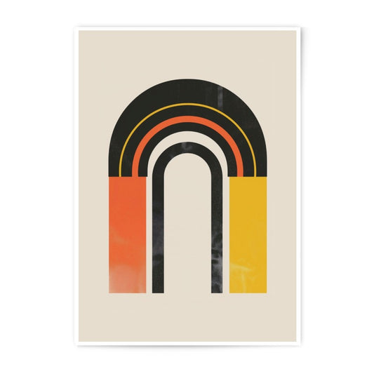 Abstract Arch Photographic Print, Geometric Art, Minimalist Design, Wall Decor, Modern Art Print, Home Decor, Art Print, Neutral Colors - Tawshia